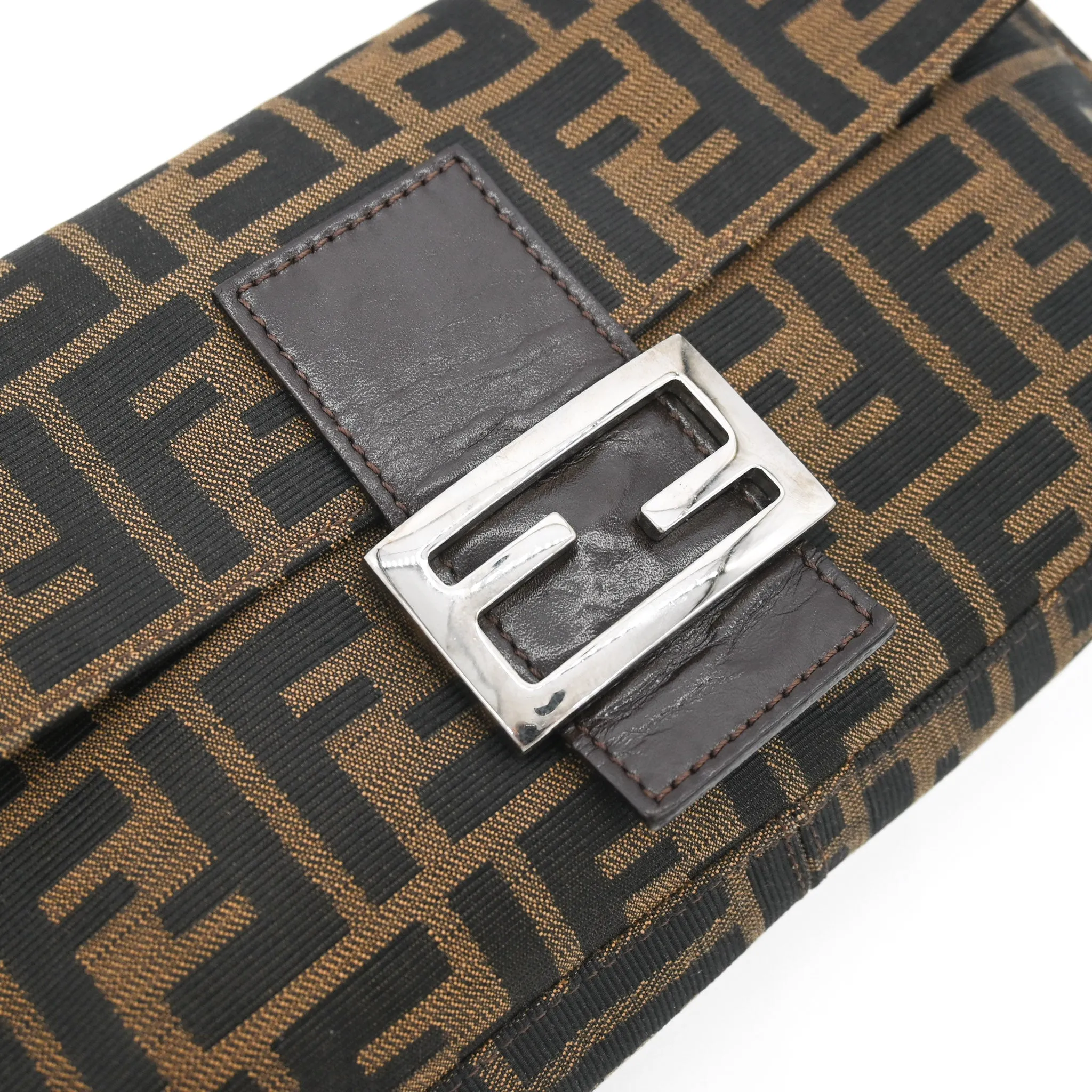 Fendi Zucca Baguette Shoulder Bag