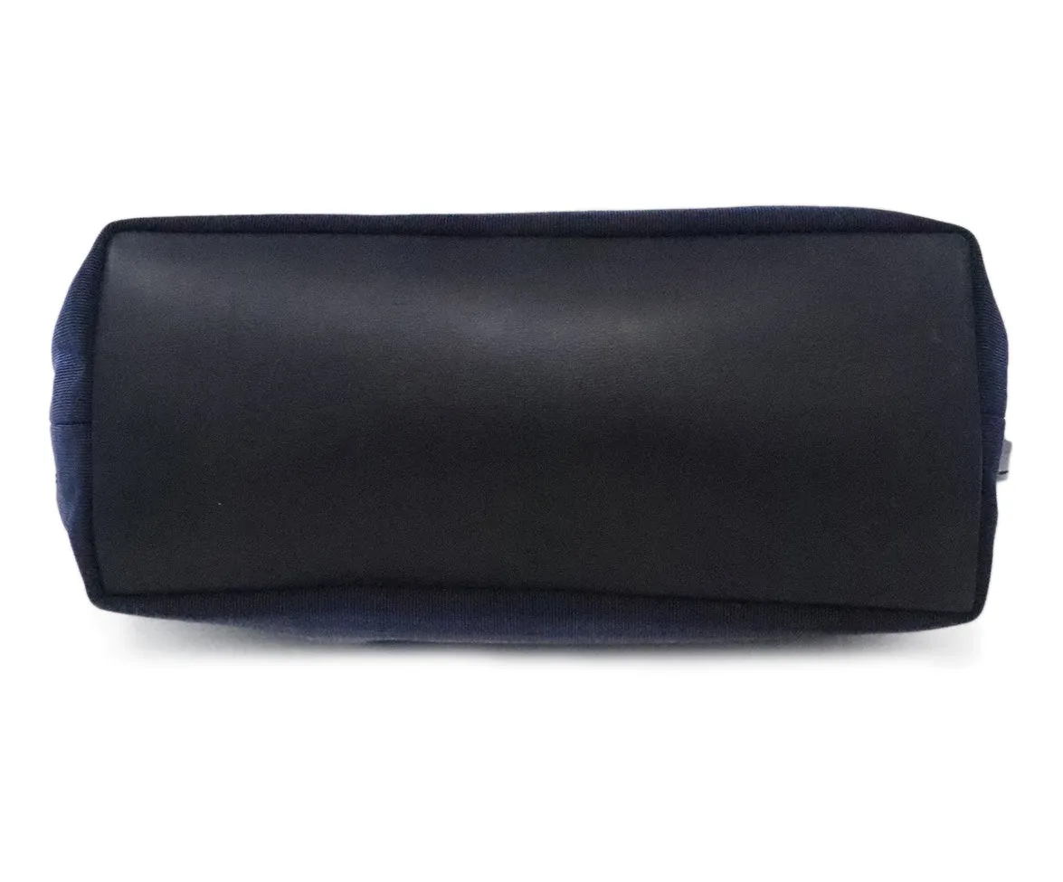 Ferragamo Blue Grosgrain Shoulder Bag