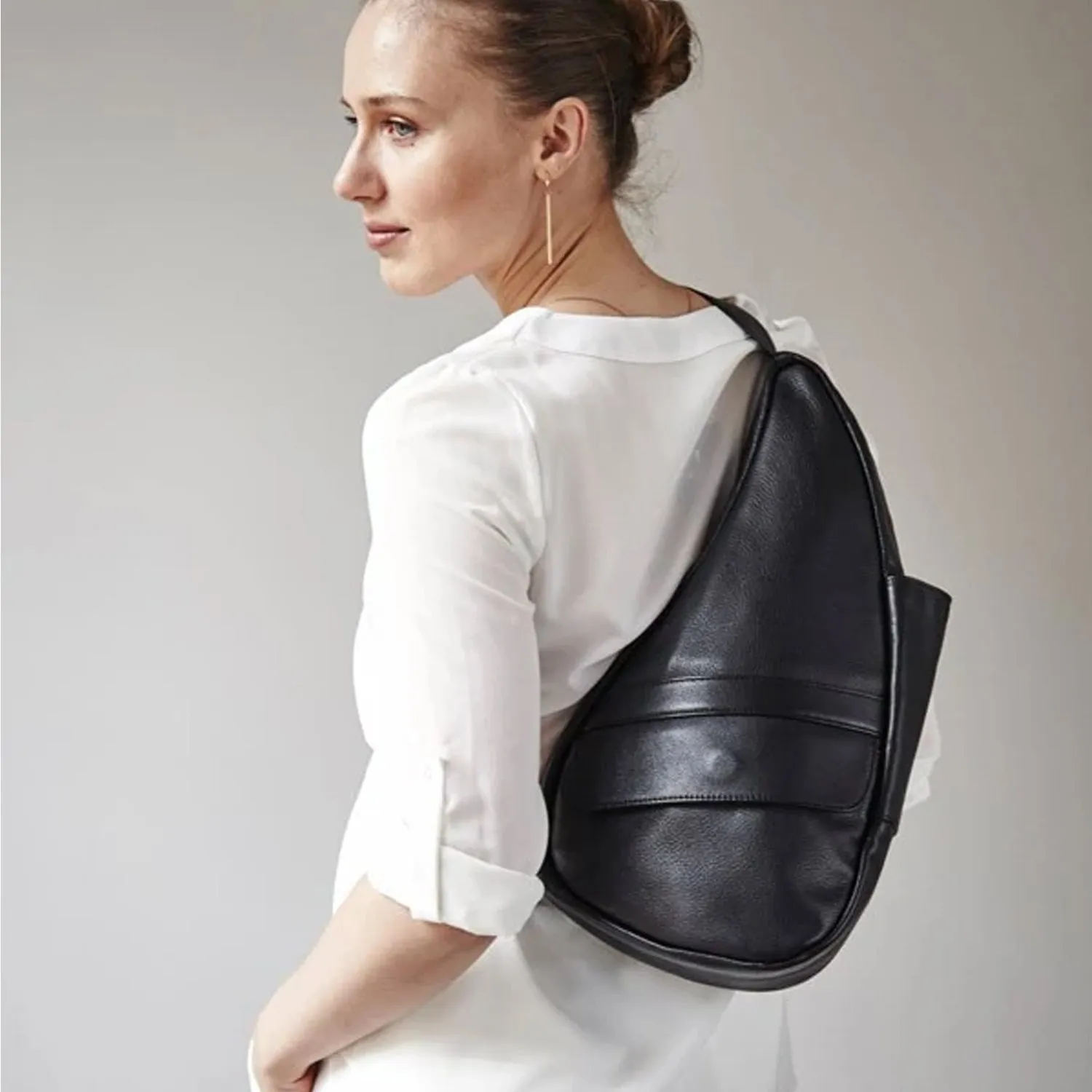 Genuine Leather Sling Backpack