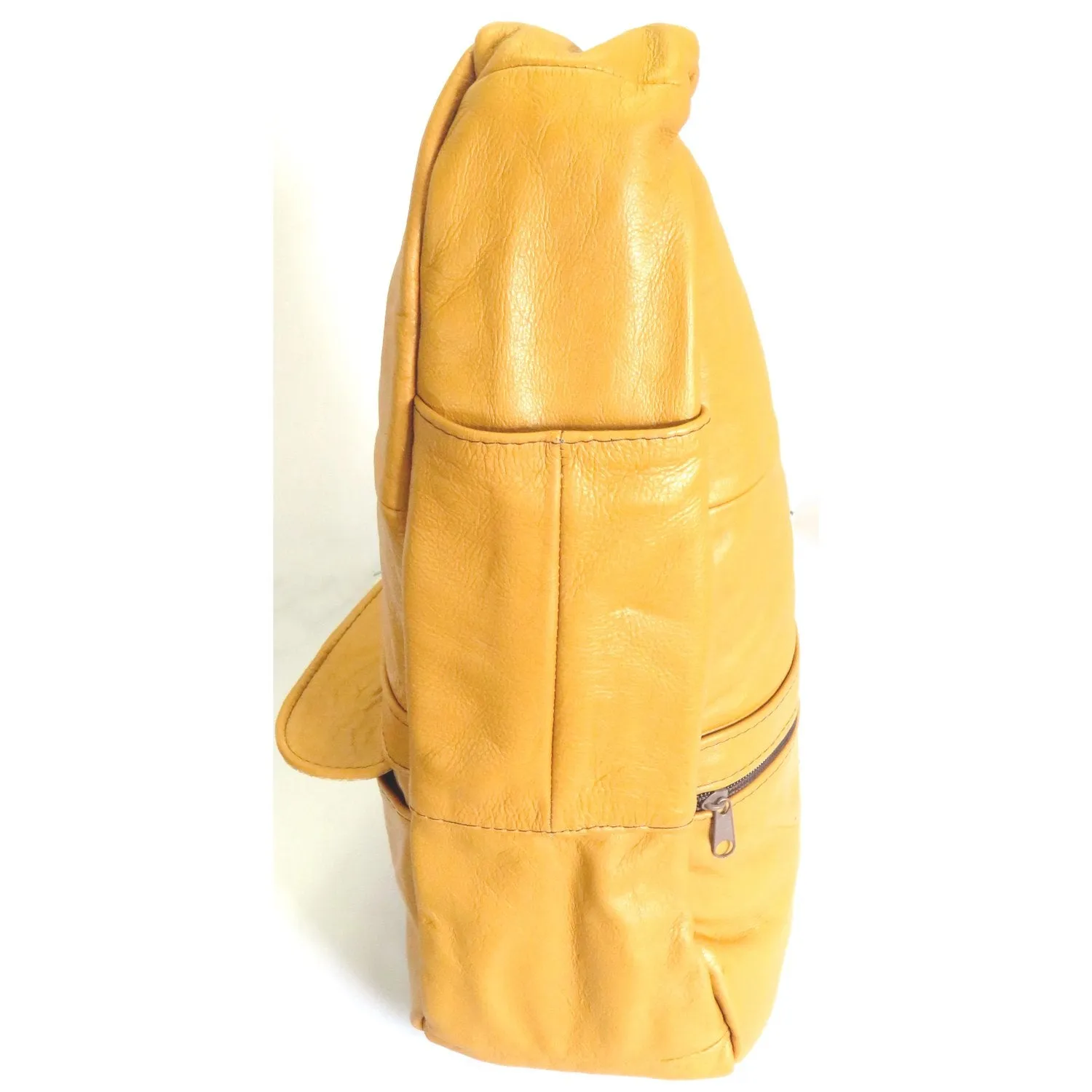 Genuine Leather Sling Backpack