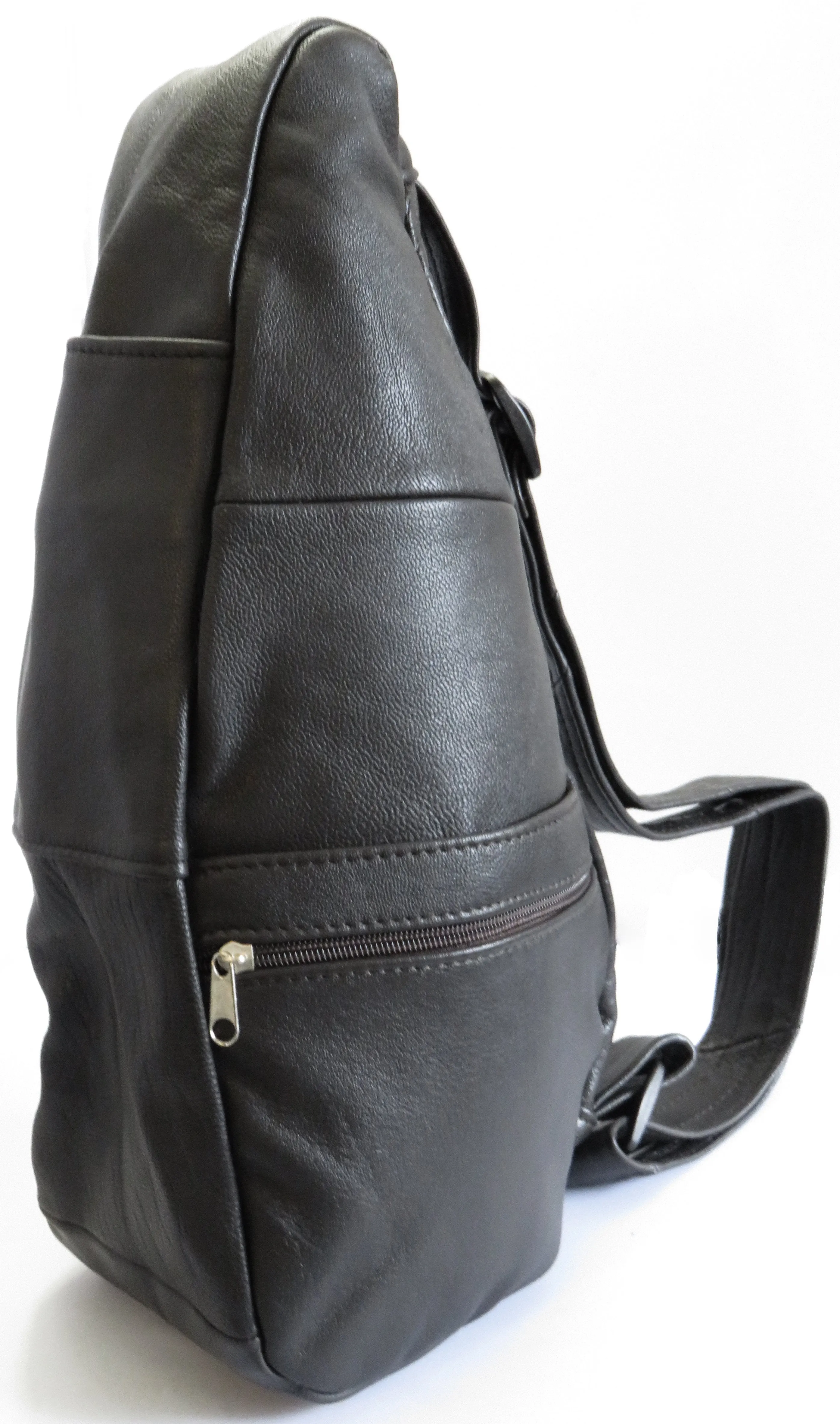 Genuine Leather Sling Backpack