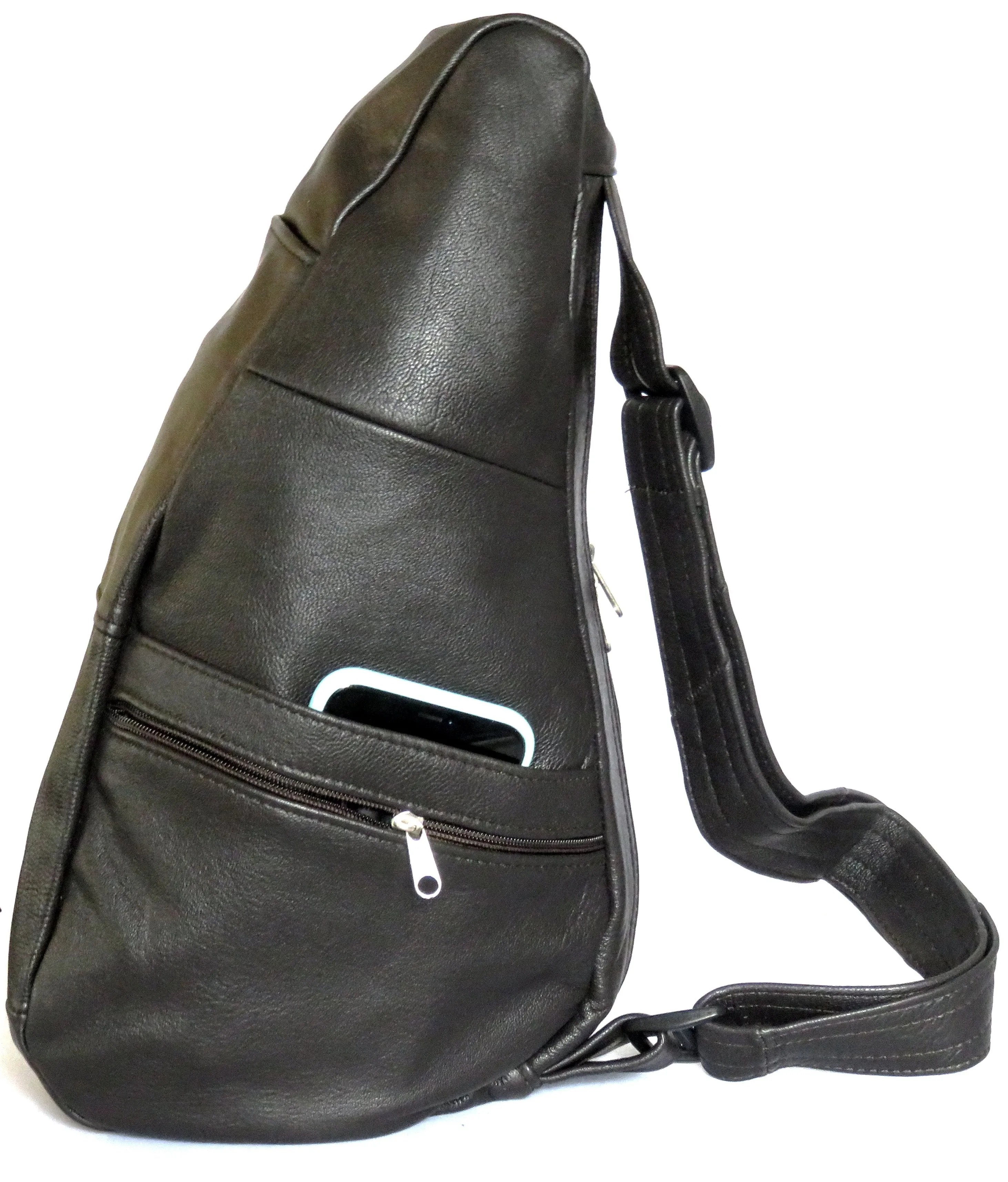 Genuine Leather Sling Backpack