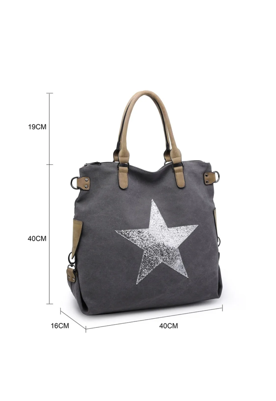 Glitter Star Shoulder Bag - Midnight Blue