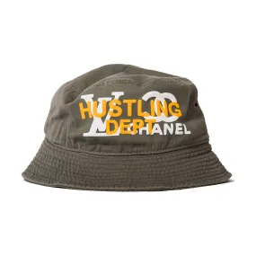 Grey Hustling Bucket Hat