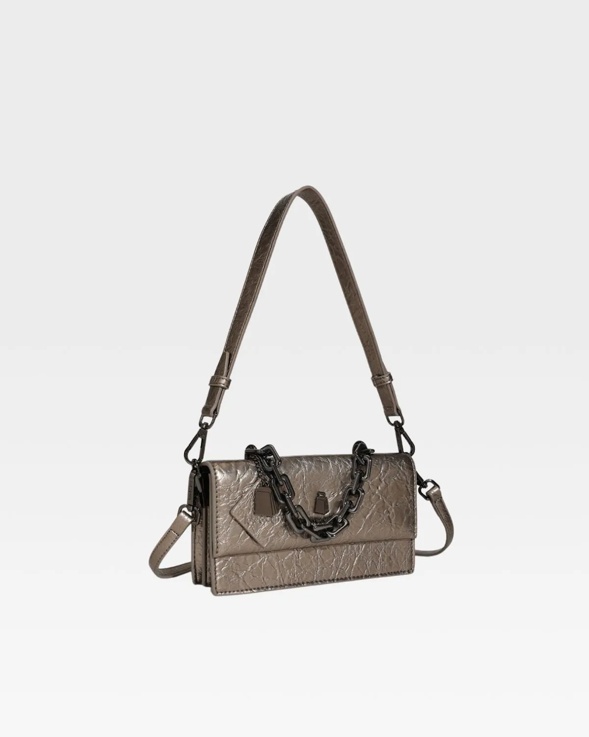 Gun Powder Grey Camila Shoulder Bag