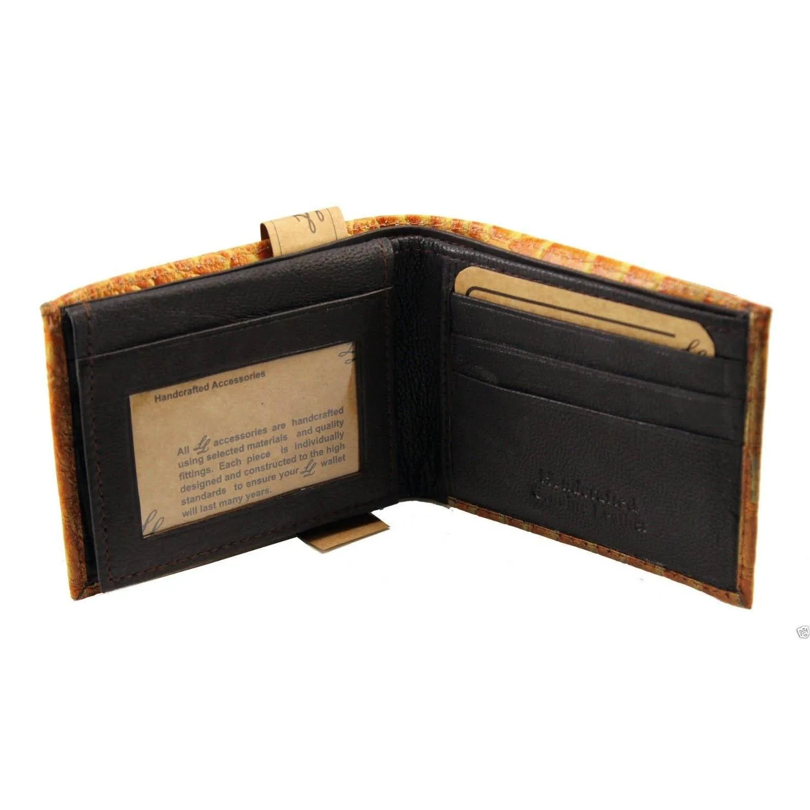 Handcrafted Leather Wallet - Brown