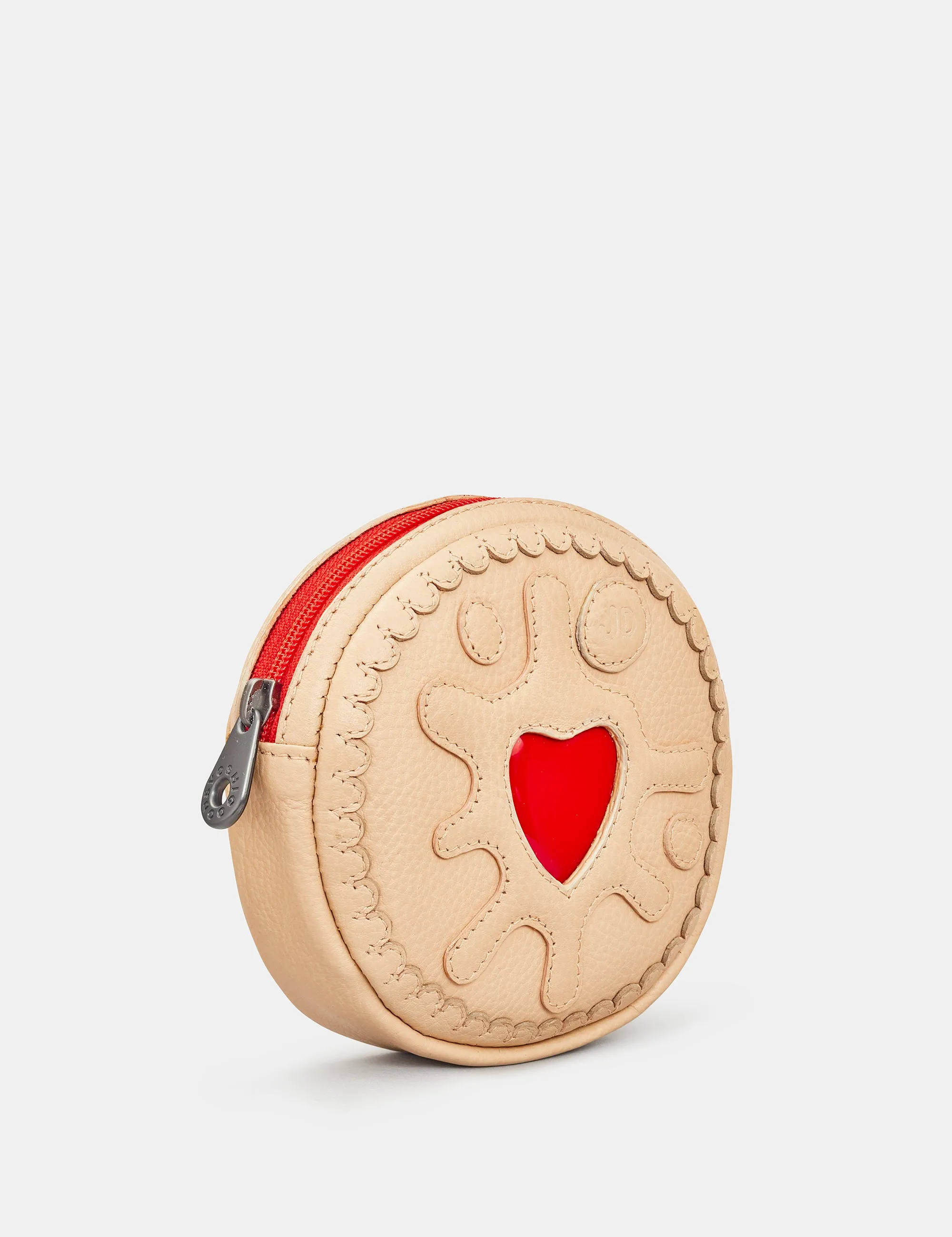 Jammie Dodger Biscuit Leather Purse