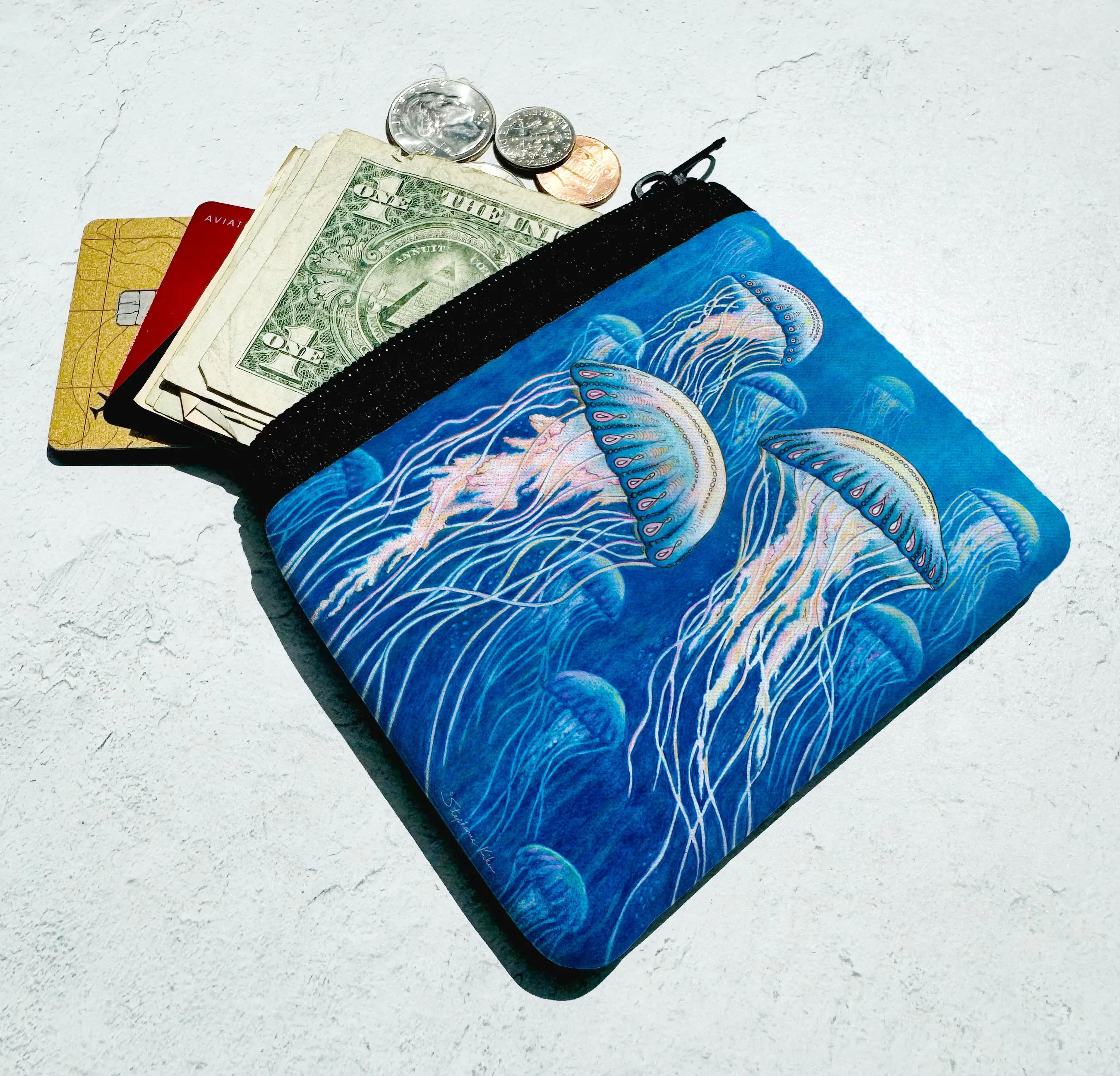 Jellyfish Coin Bag