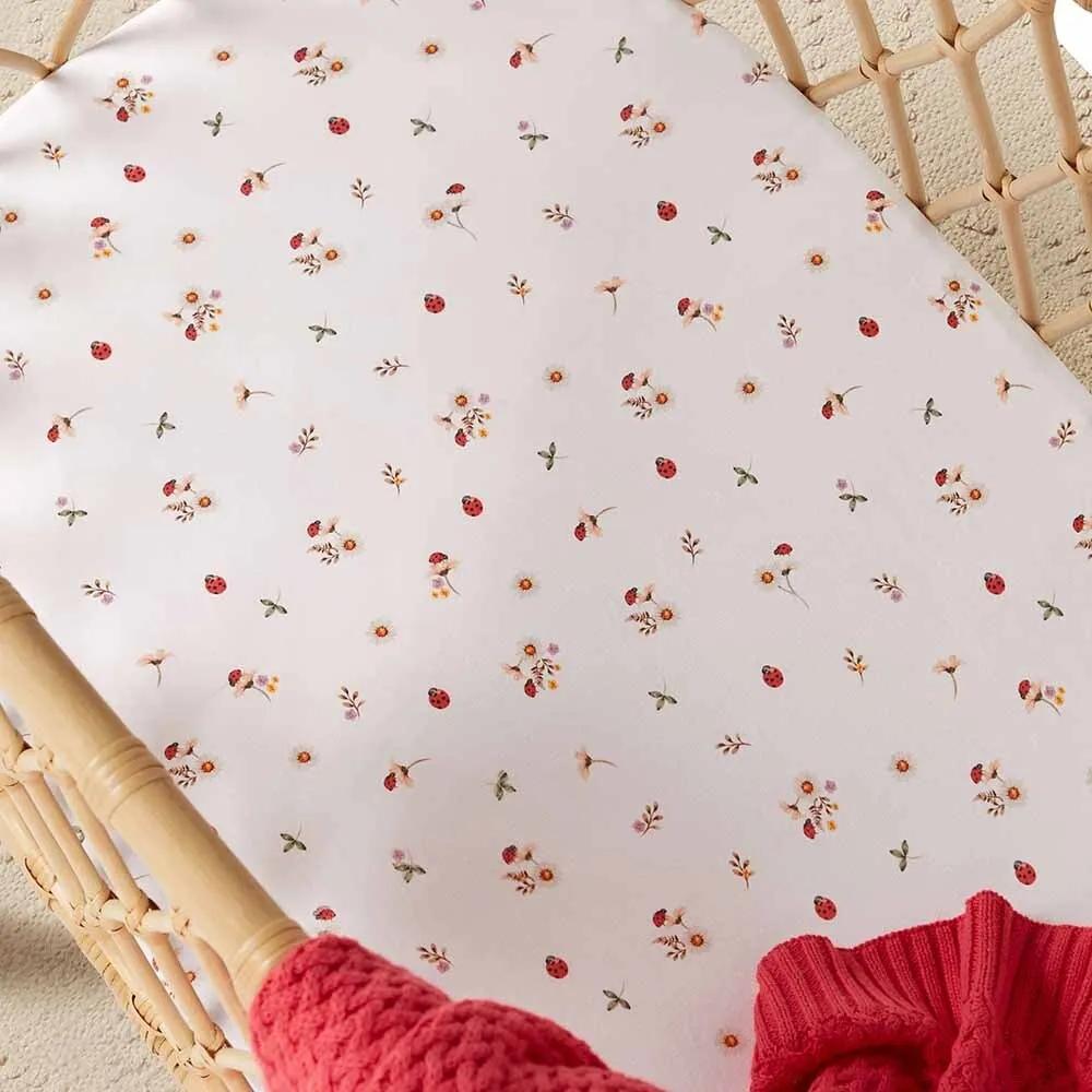 Ladybug | Bassinet Sheet / Change Pad Cover