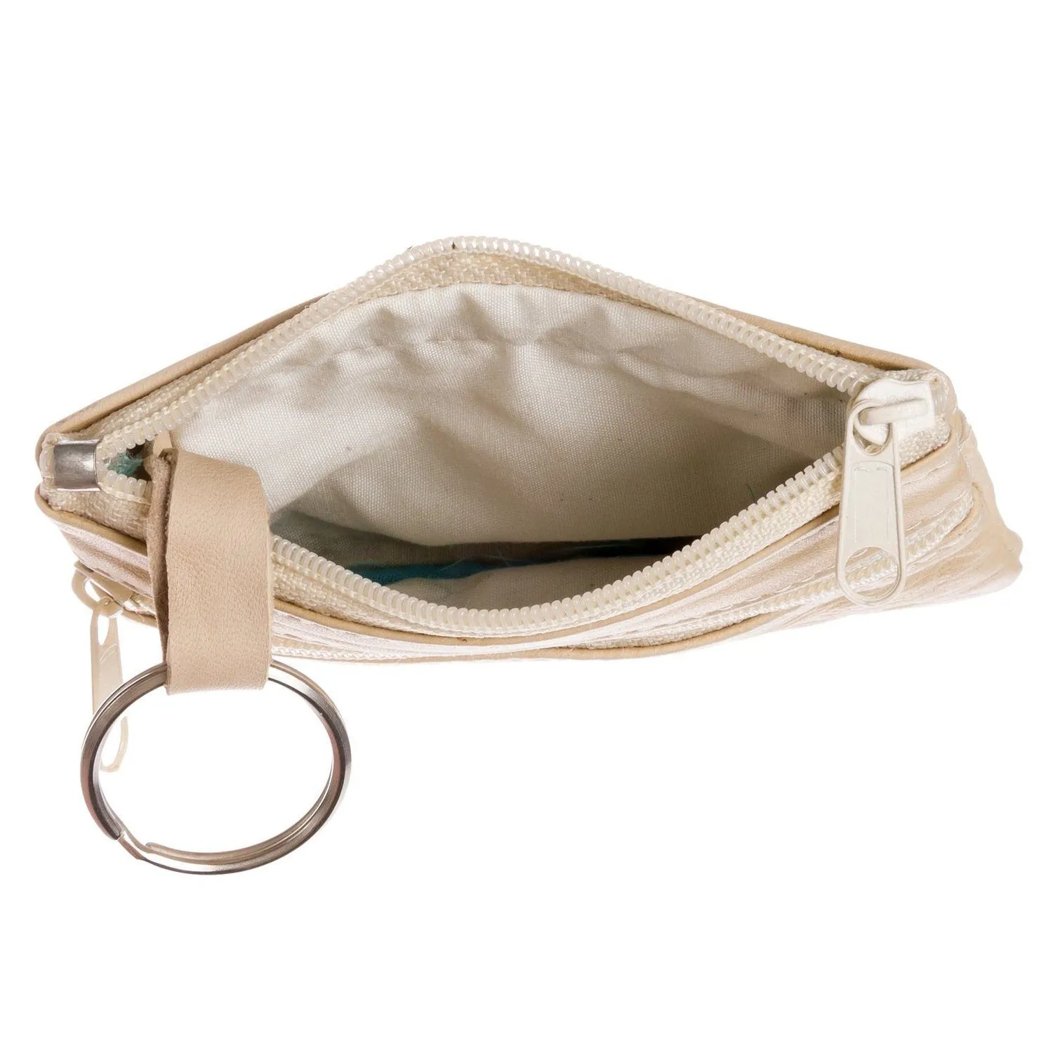 Leather Change Purse w/ Key Ring