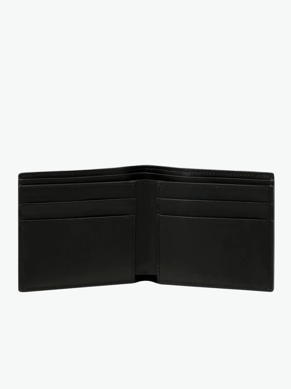 Leather Slim Wallet Black