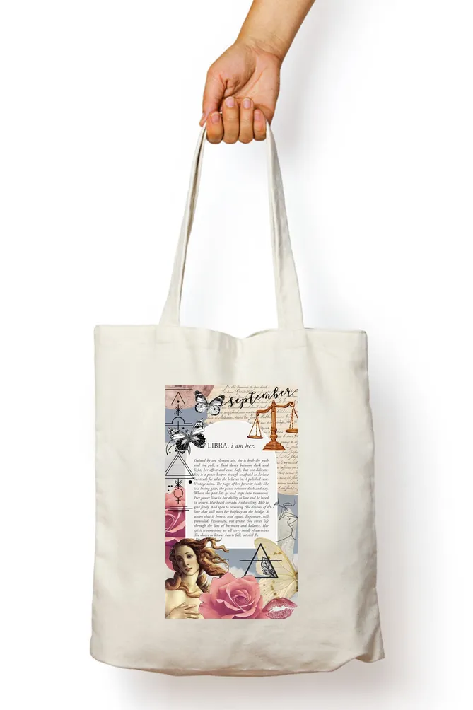 Libra Zodiac Tote Bag