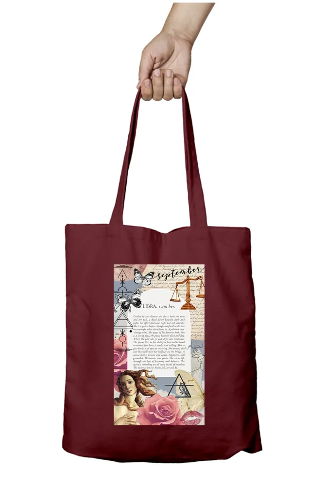 Libra Zodiac Tote Bag