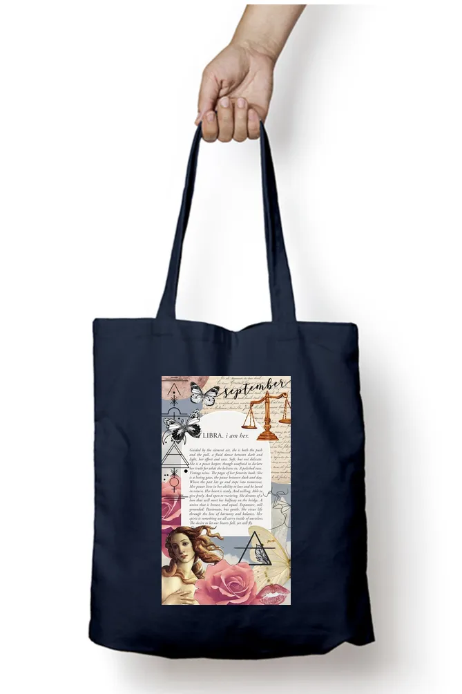 Libra Zodiac Tote Bag