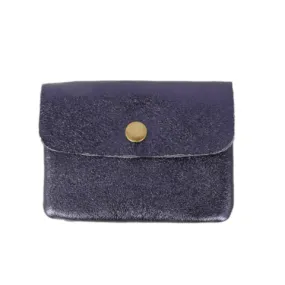 Maison Fanli Coin Purse Metallic Midnight