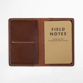 Medium Brown Notebook Wallet