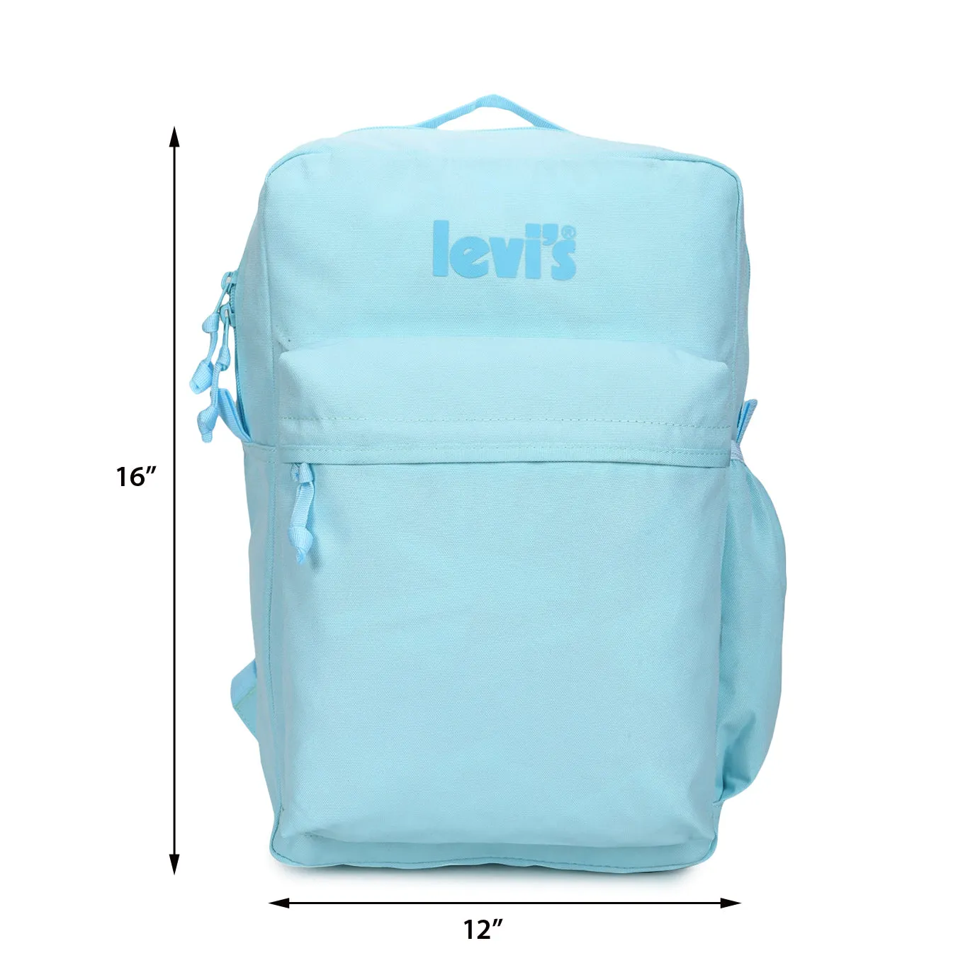 Men's Blue Solid Backpack