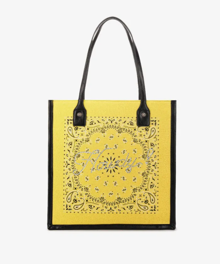 Montana West Bandana Rhinestone Tote Bag