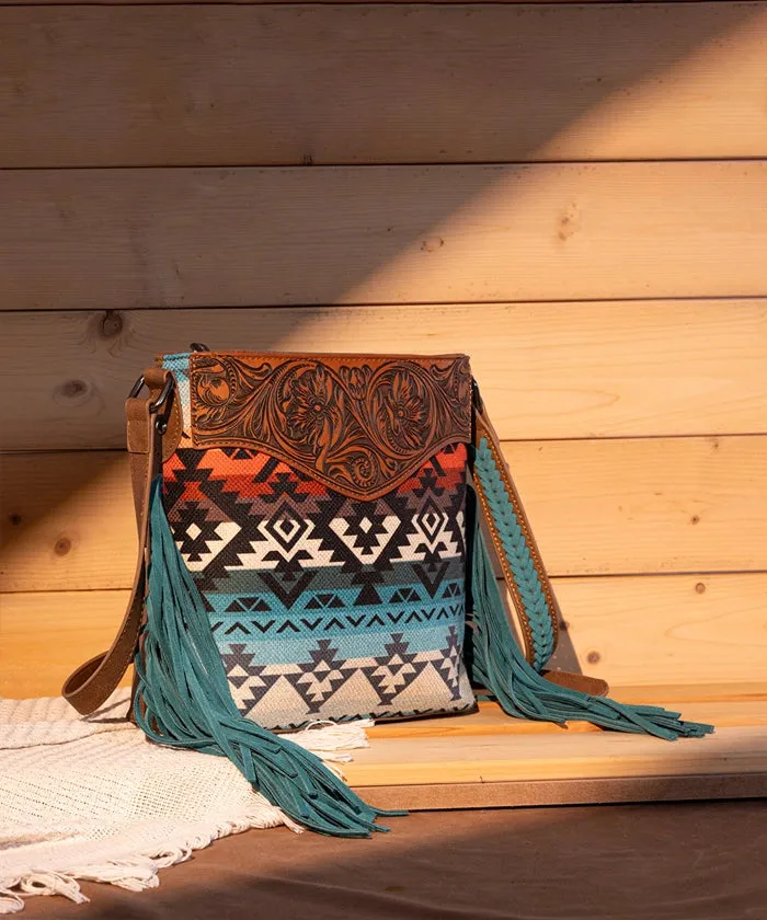 Montana West Tooled Western Crossbody Purse