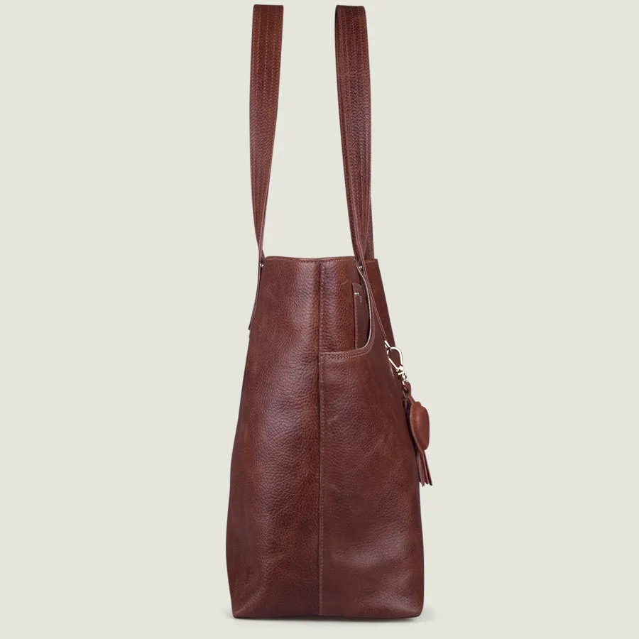 Mora Tote Leather Bag