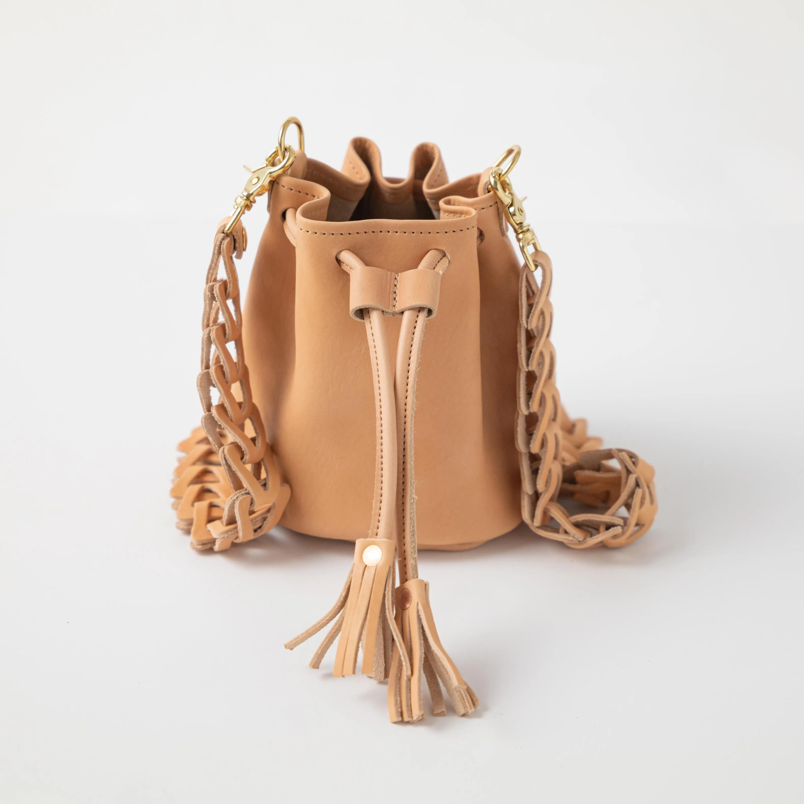 Natural Essex Mini Bucket Bag