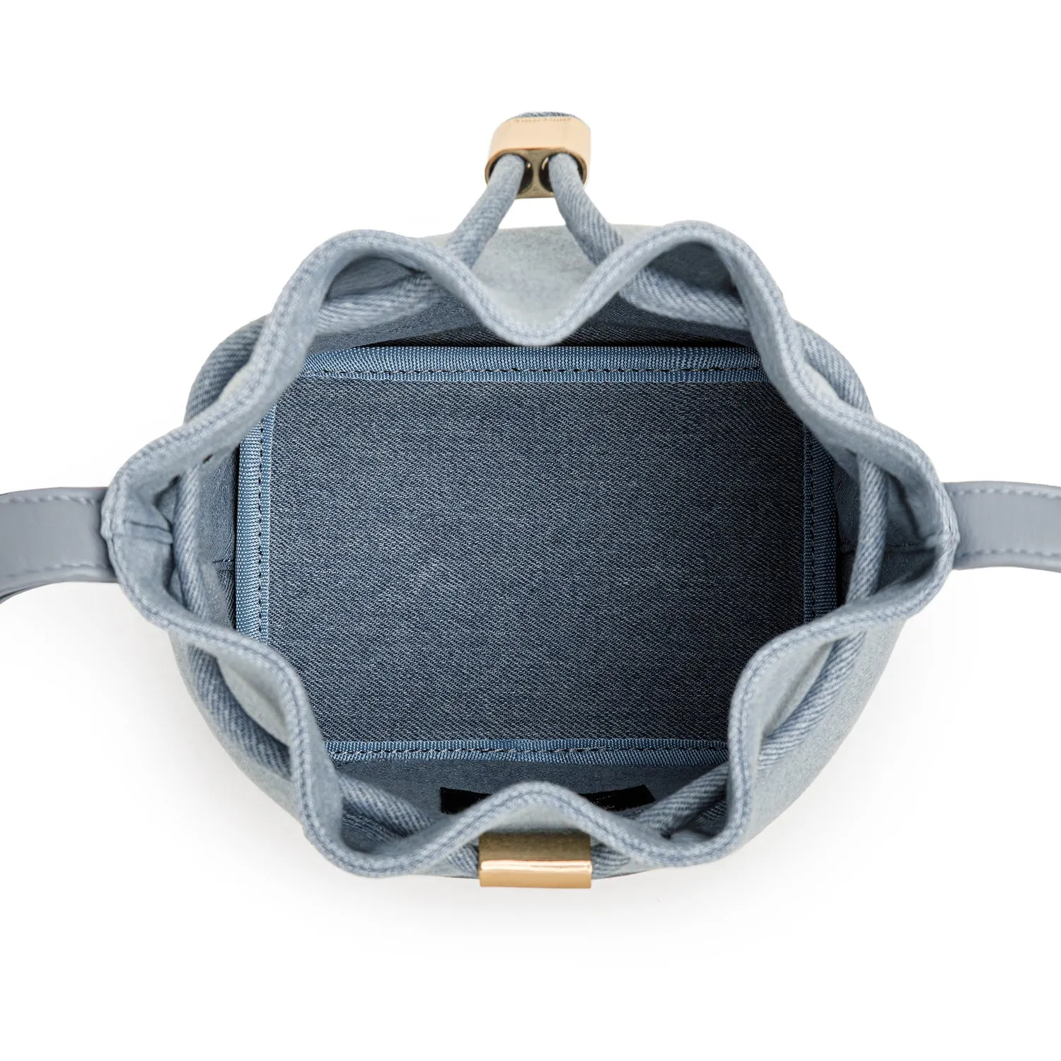 Niko-Niko Mini Bucket Bag Denim - Blue