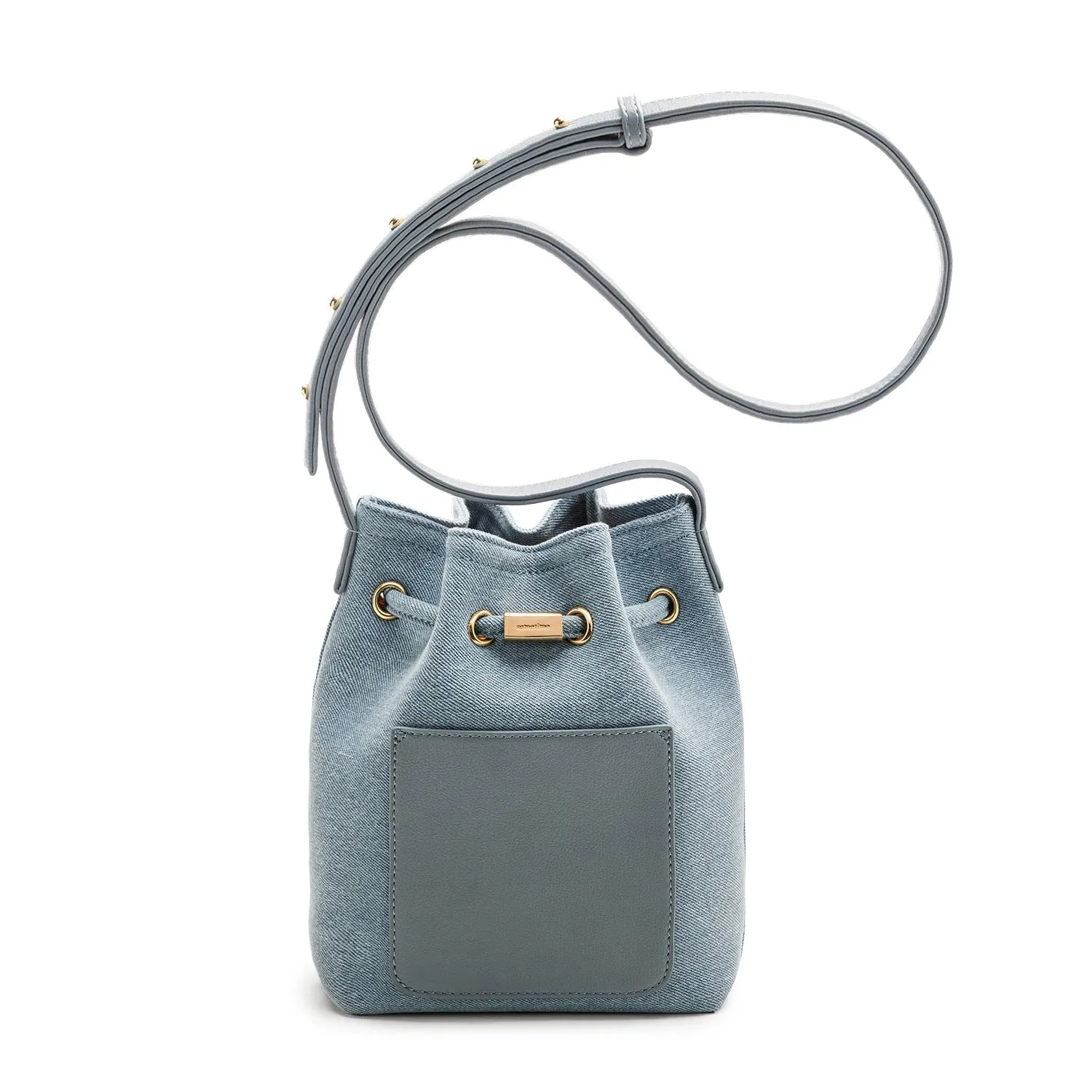 Niko-Niko Mini Bucket Bag Denim - Blue