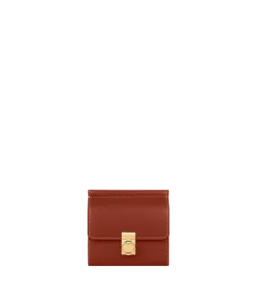 Numéro Sept Wallet - Smooth Terracotta