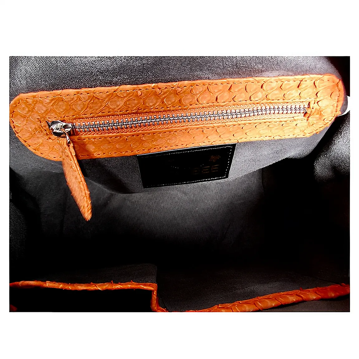 Orange Satchel Bag