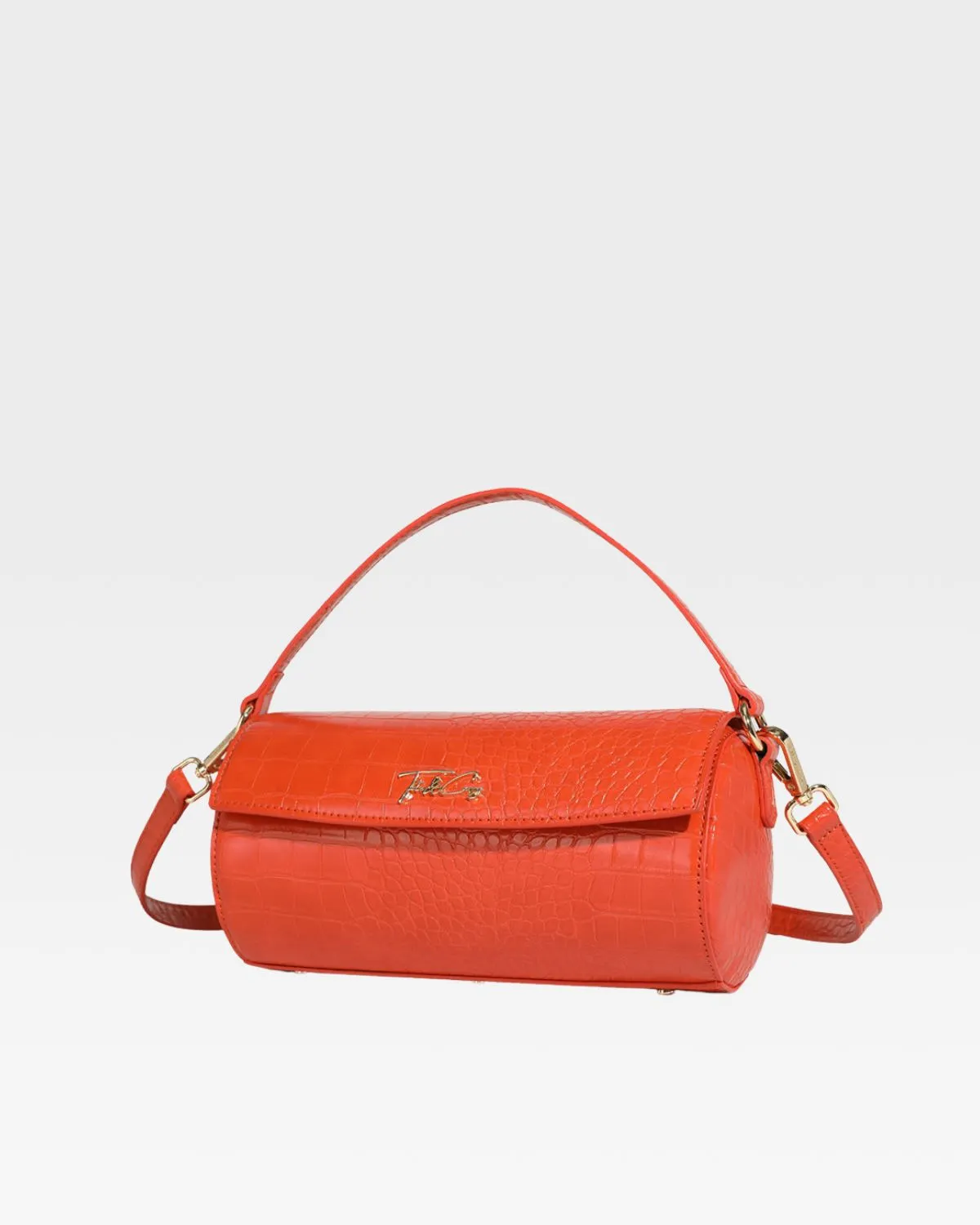 Orange Women's Barrel Purse