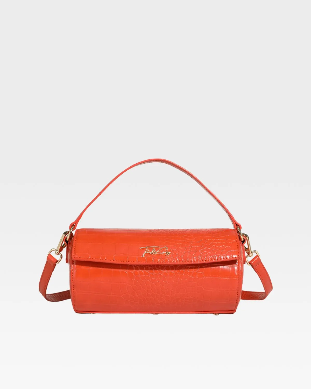 Orange Women's Barrel Purse