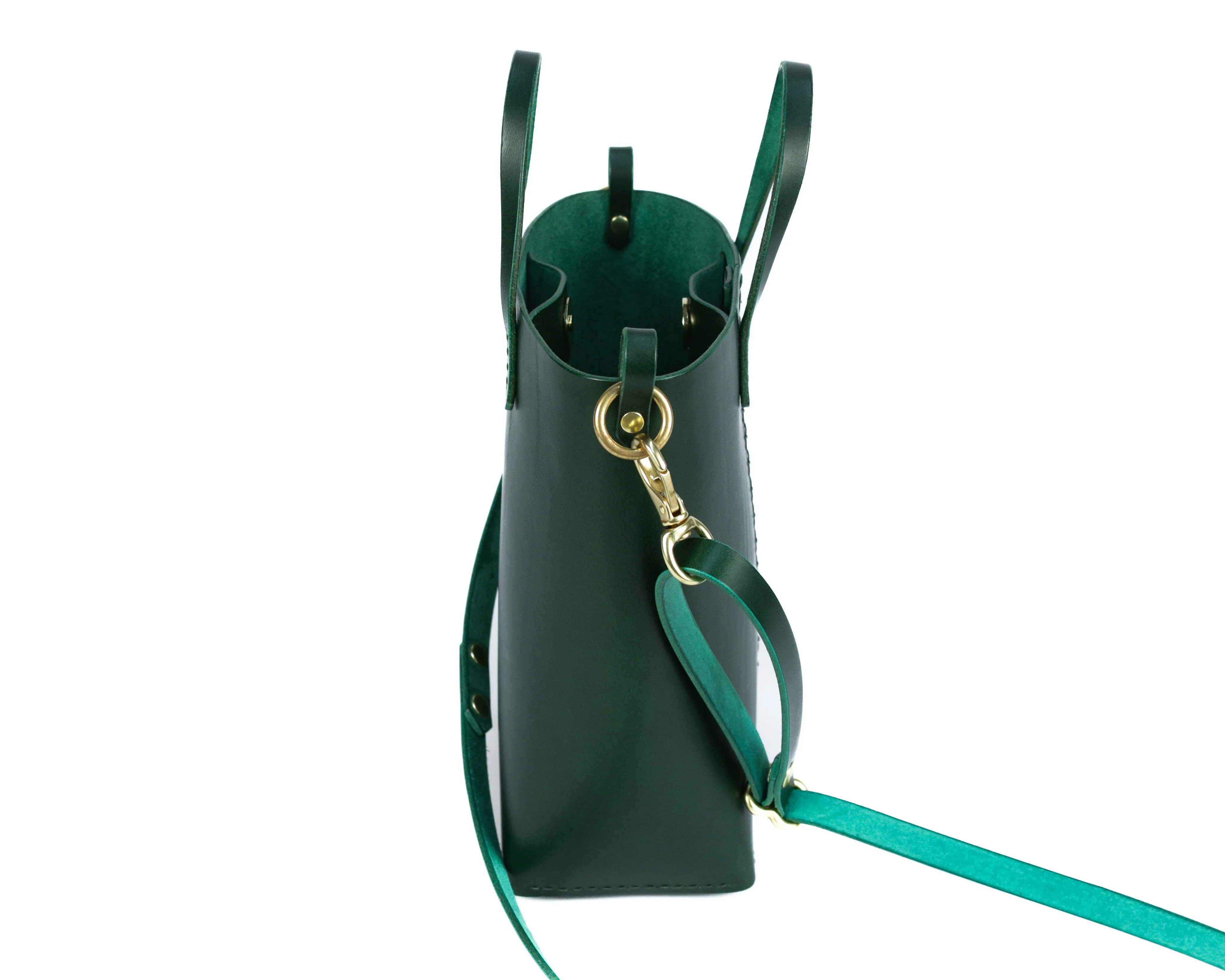 Palmetto Bucket Bag: Emerald