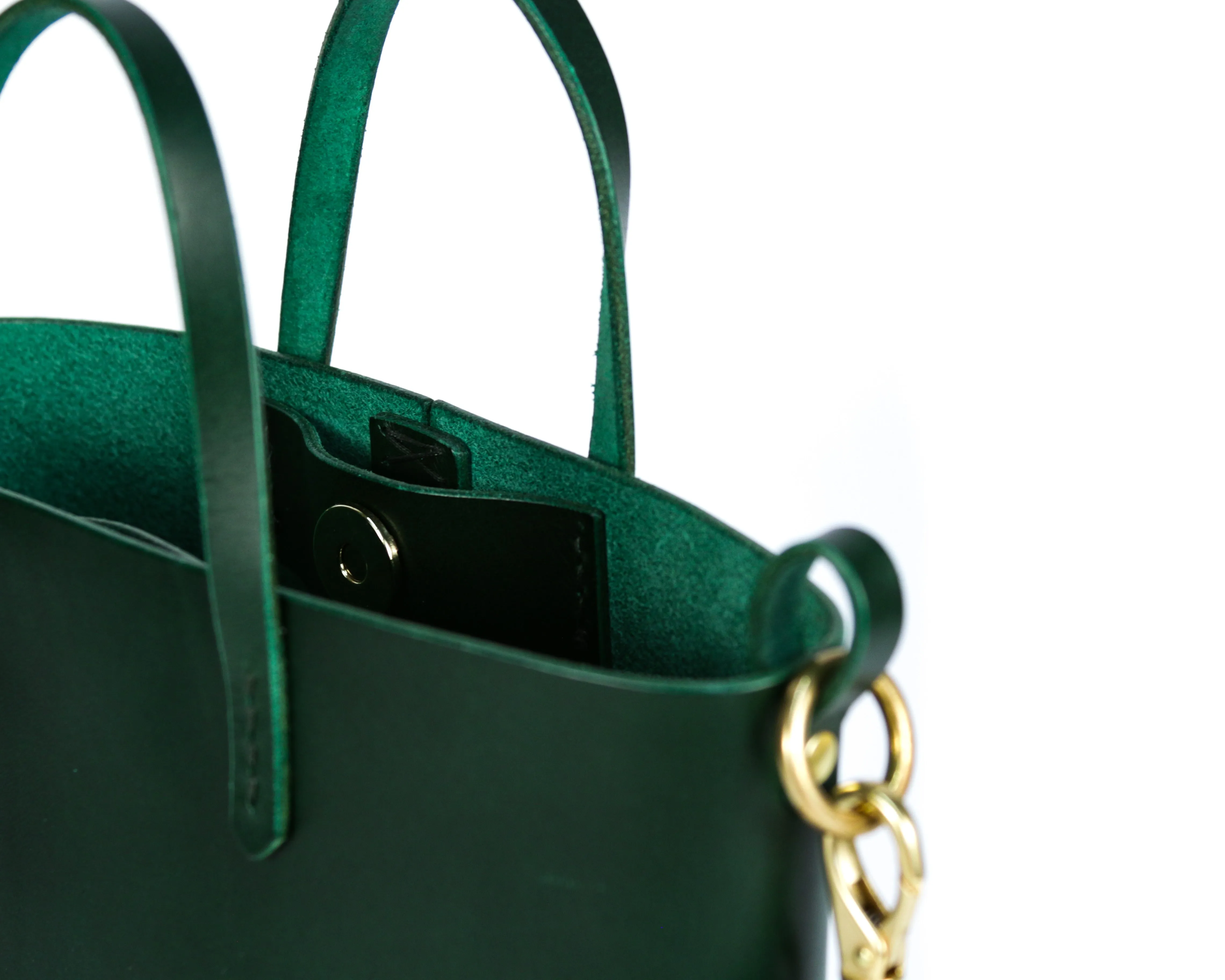 Palmetto Bucket Bag: Emerald