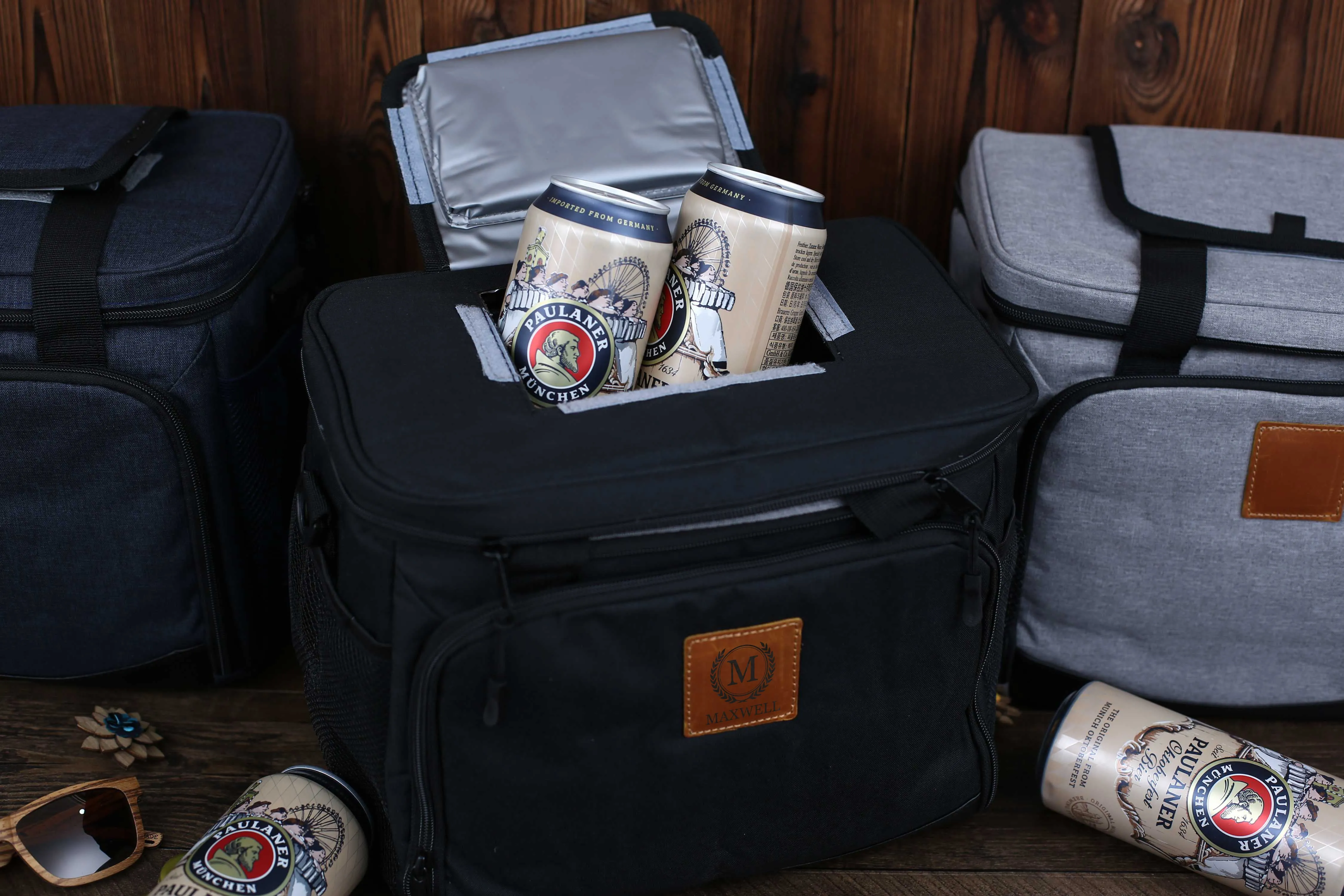 Personalized Groomsmen Gift Cooler Bag, Insulated Bag, Picnic Bag, Barbecue Cooler Bag