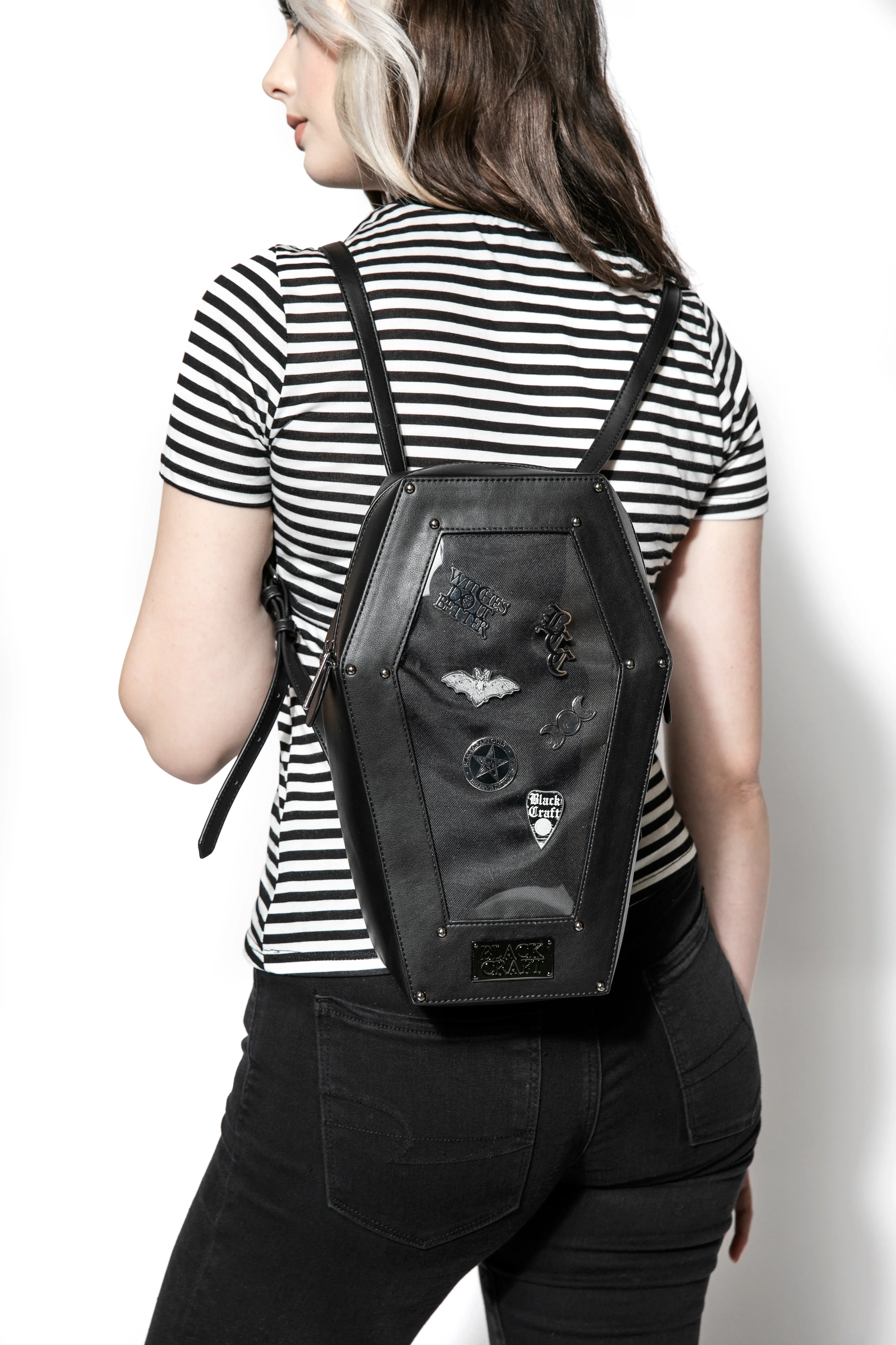 Pin Collector - Coffin Backpack