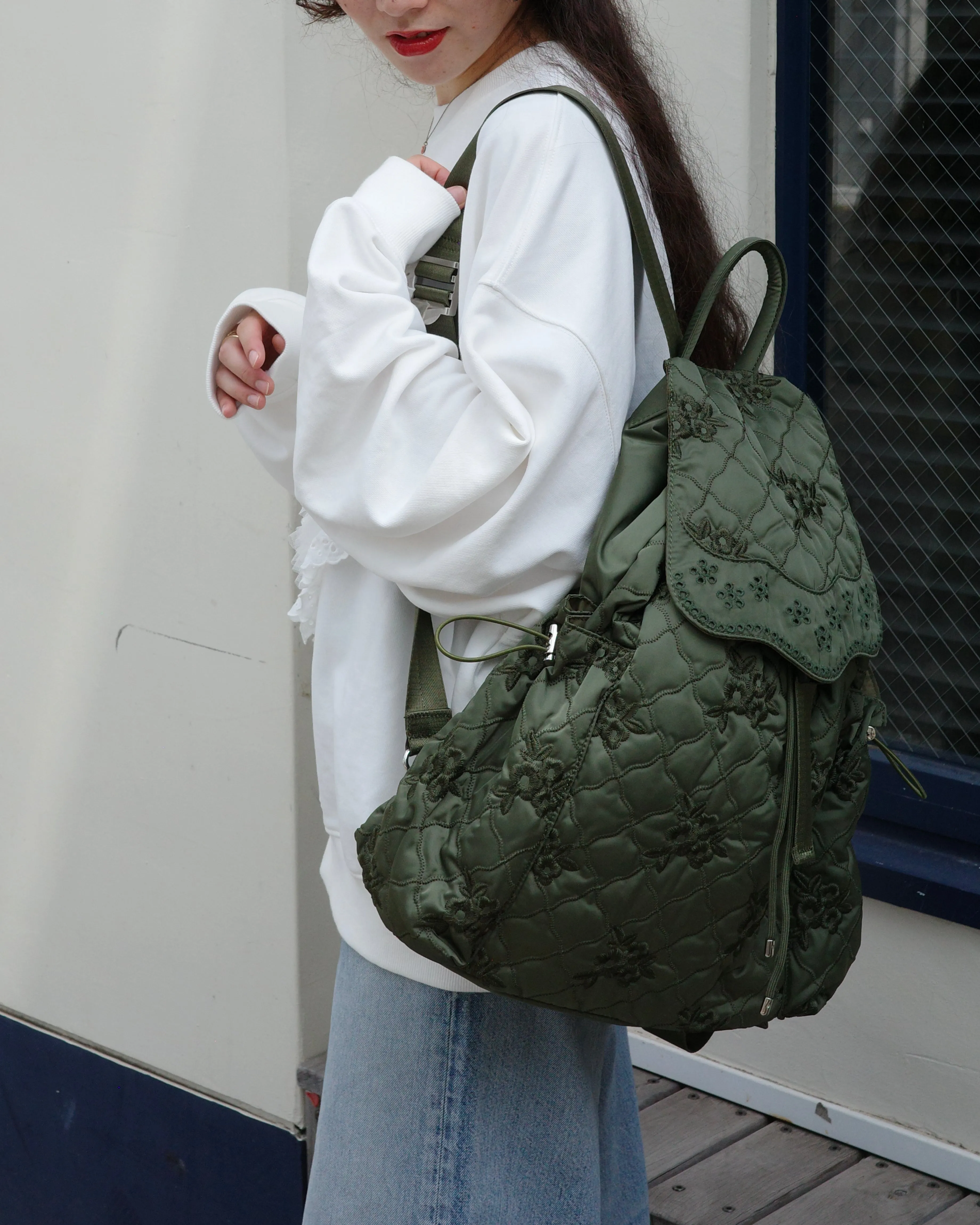 pointe backpack (khaki)