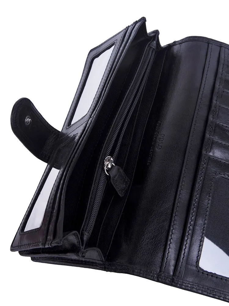 Polo Kenya Concertina Purse | Black