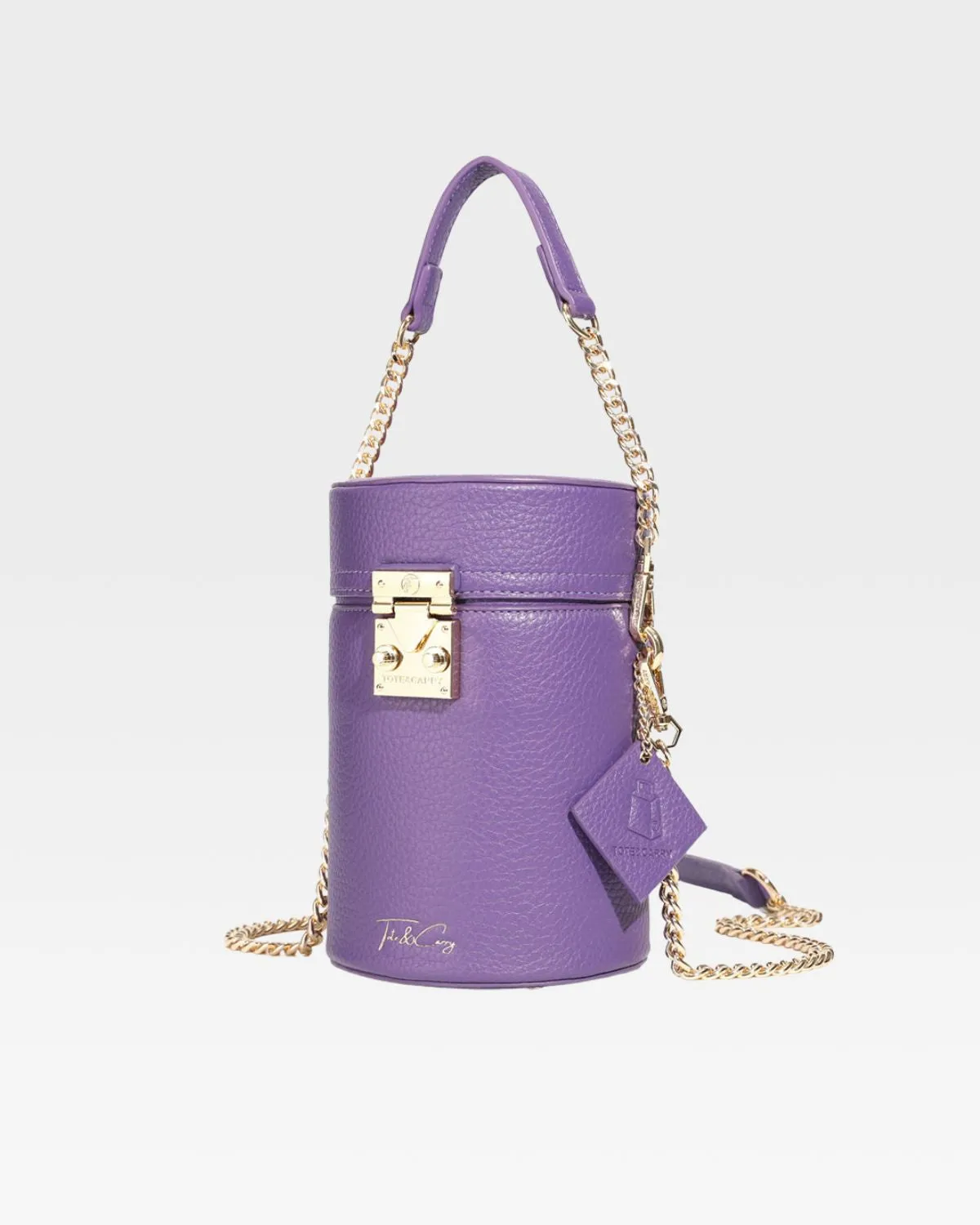 Purple Mini Barrel Purse