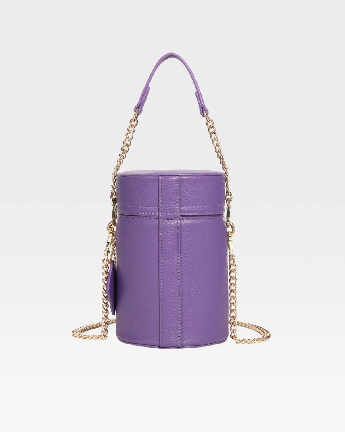 Purple Mini Barrel Purse