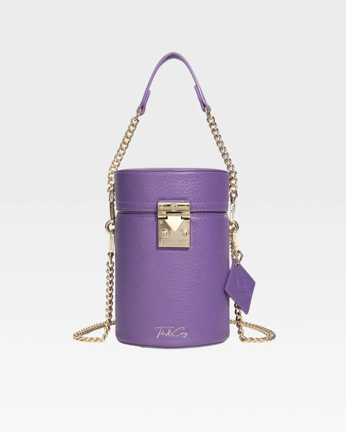 Purple Mini Barrel Purse