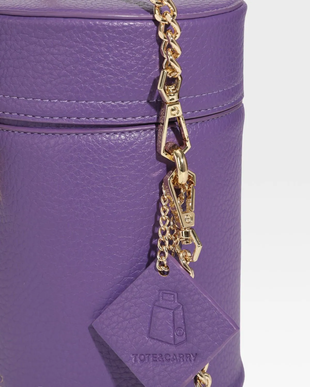 Purple Mini Barrel Purse