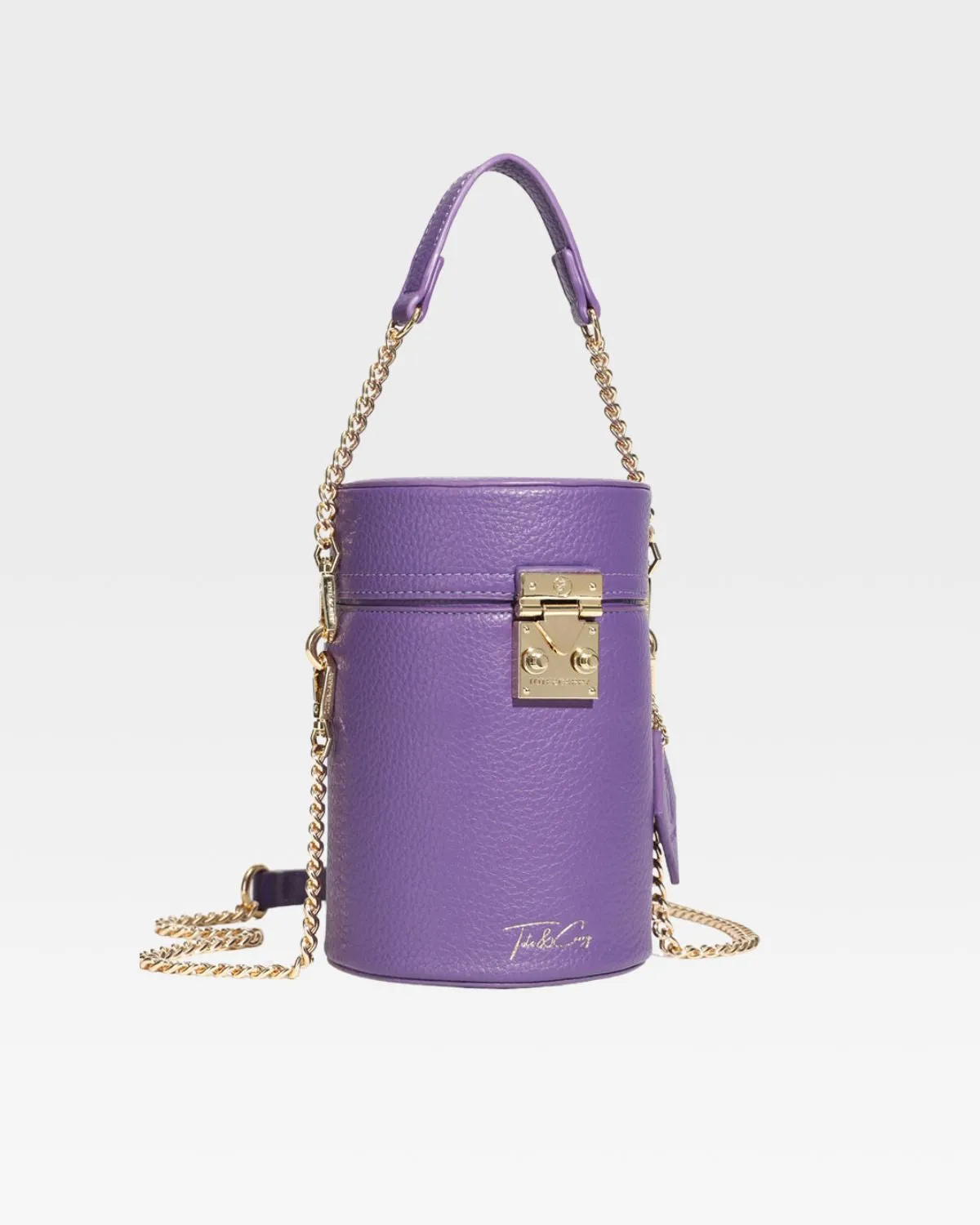 Purple Mini Barrel Purse