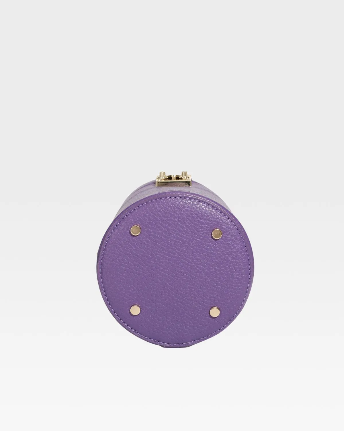 Purple Mini Barrel Purse