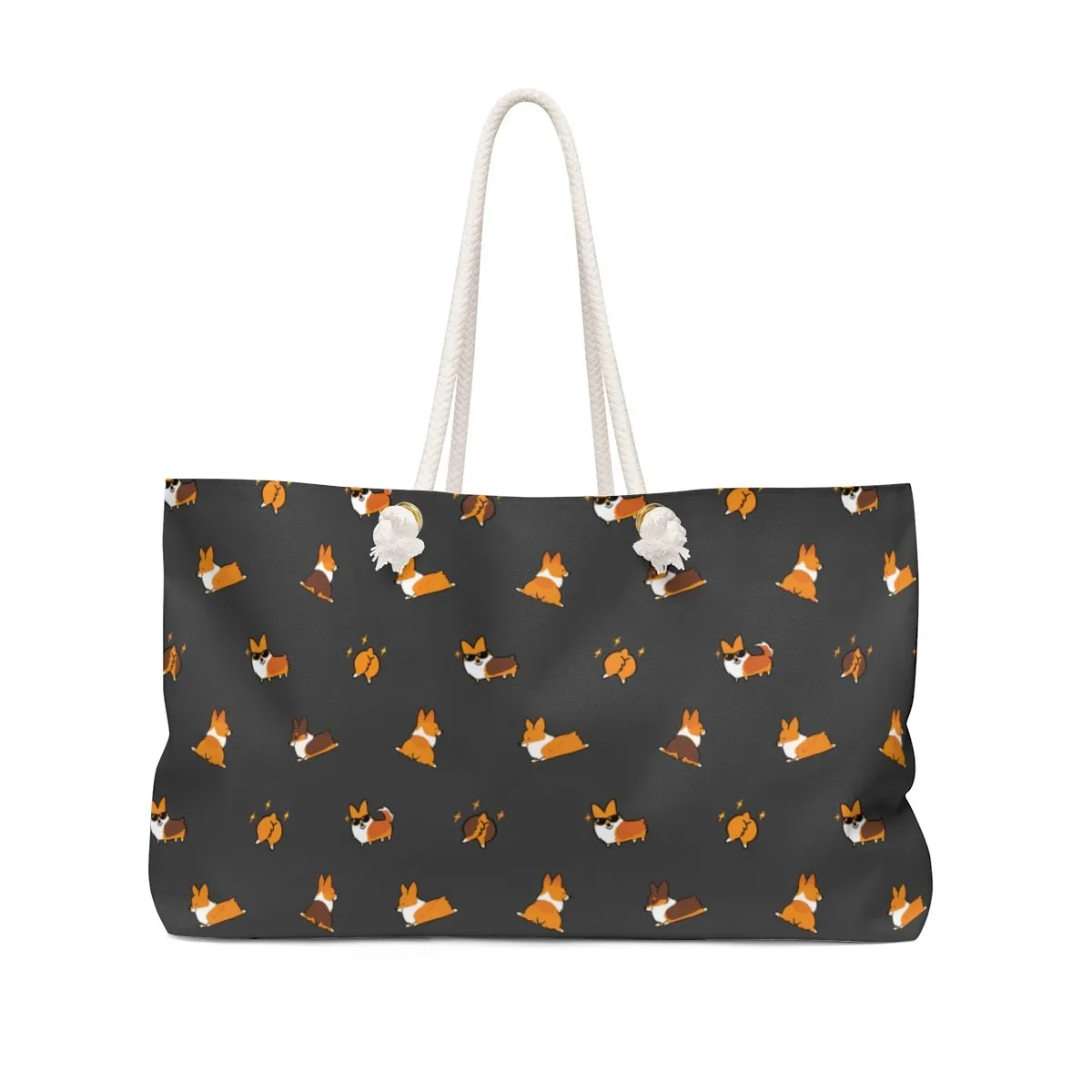 "Cool Corgis" Oversized Tote Bag