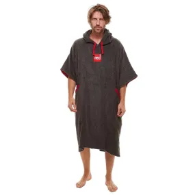 Red Original RM Luxury Towelling Change Robe - Grey