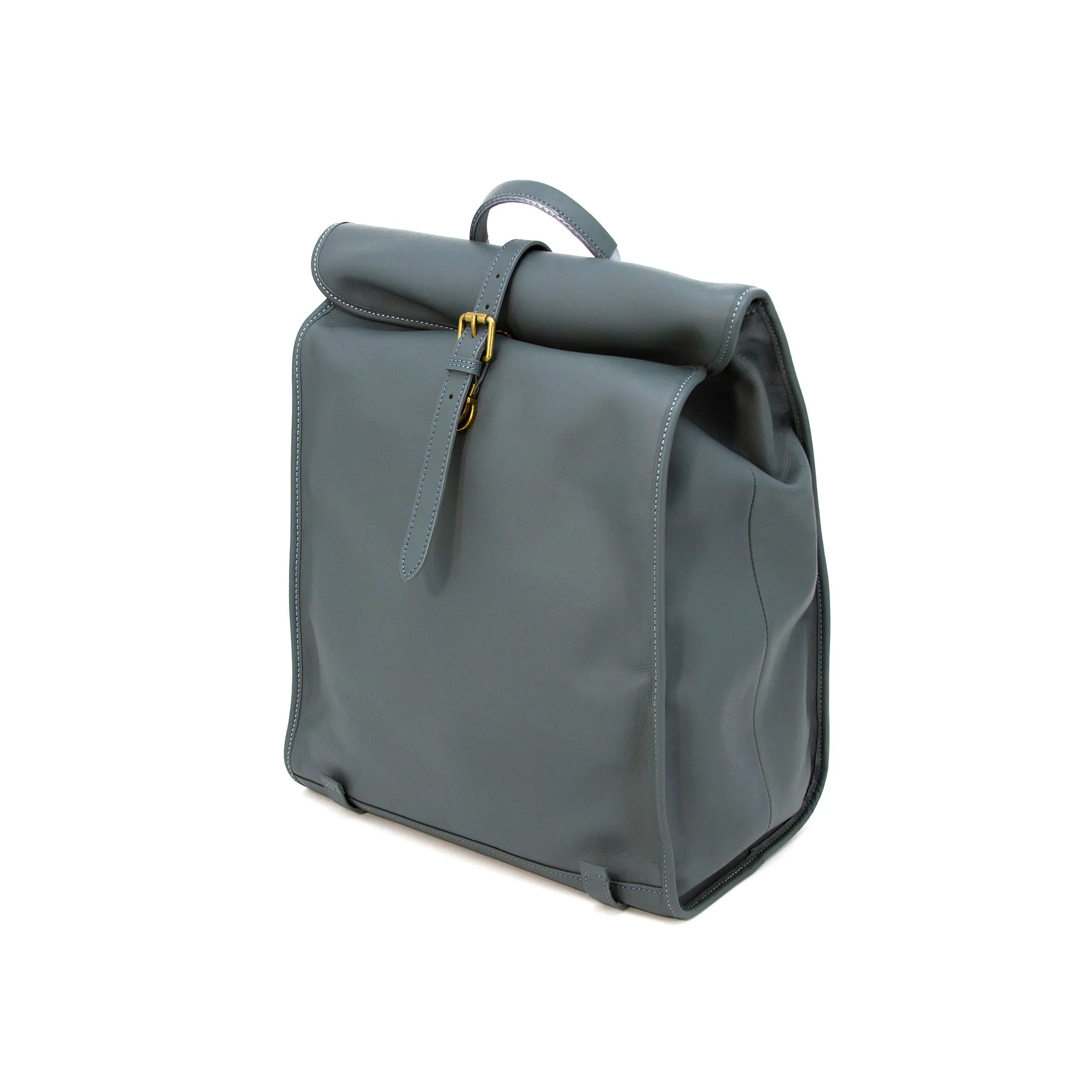 Roll up double shoulder bag