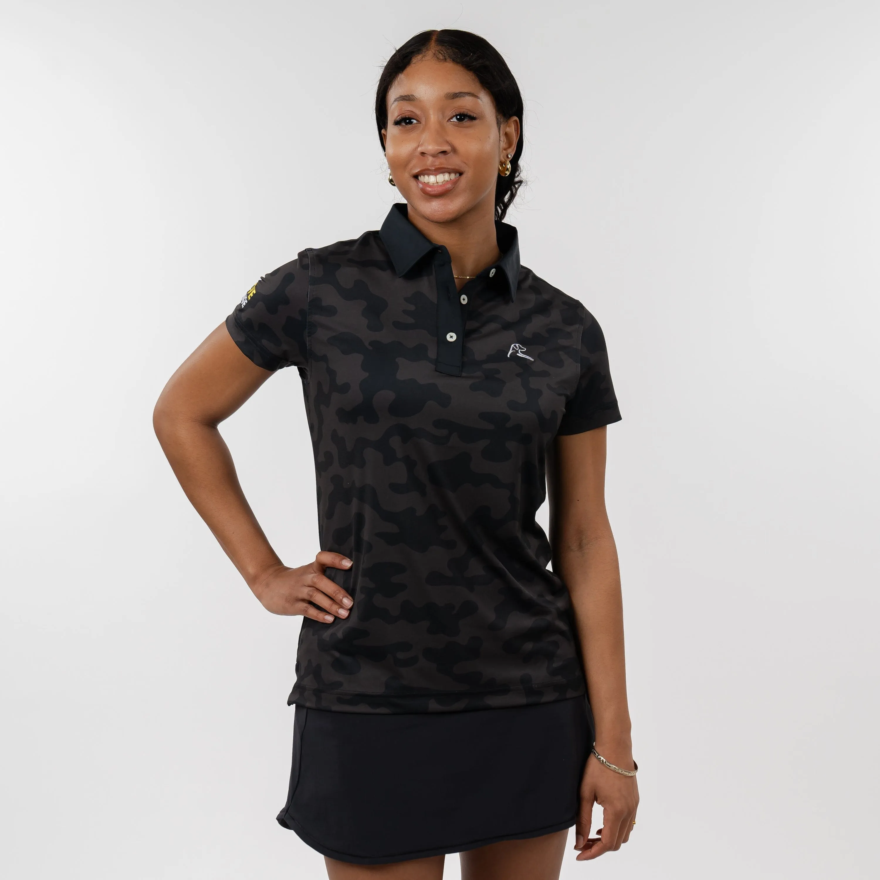 Ruck Camo Performance Polo - Drive Change | The Ruck Camo - Black  -  Drive Change