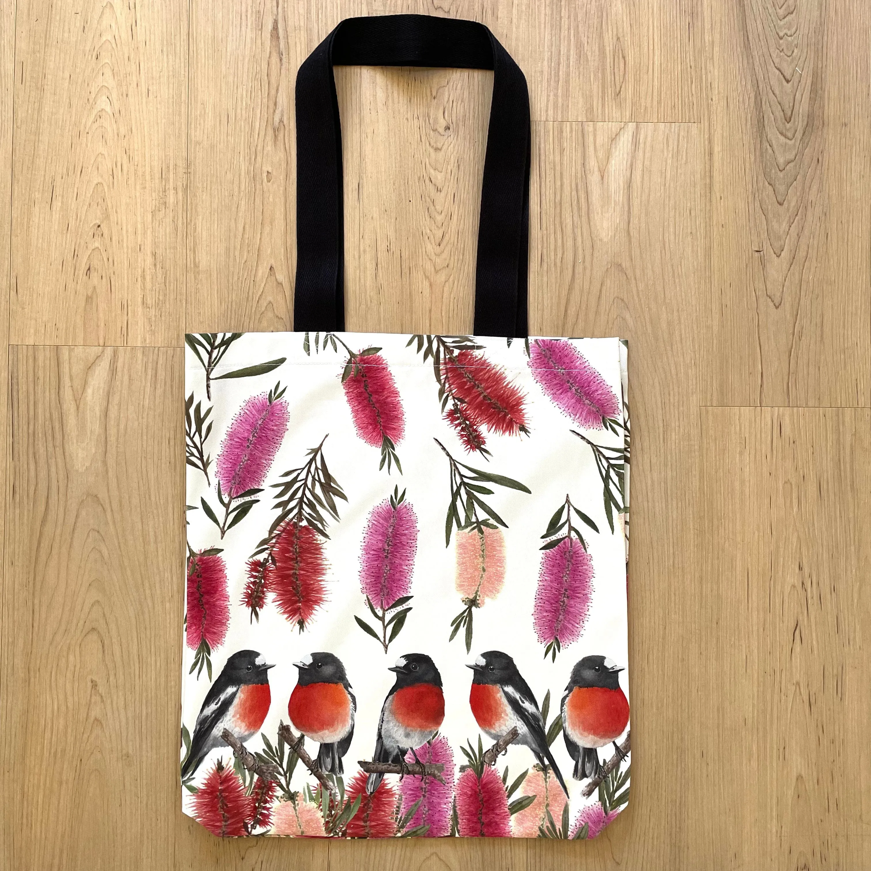 Scarlet Robin Tote Bag