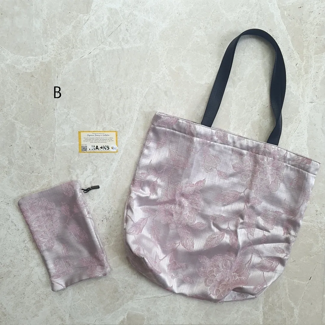 Shopping Tote bag with pouch