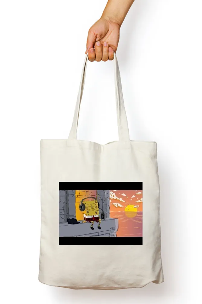 SpongeBob Pop Culture Tote Bag